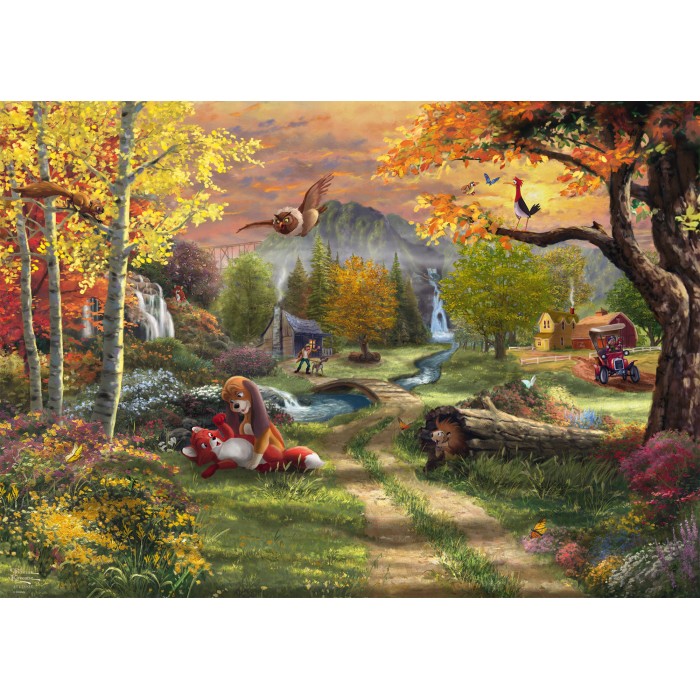 Puzzle Disney - Lisica i pas