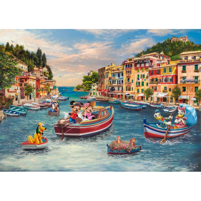 Puzzle Disney - Mickey & Minnie u Italiji