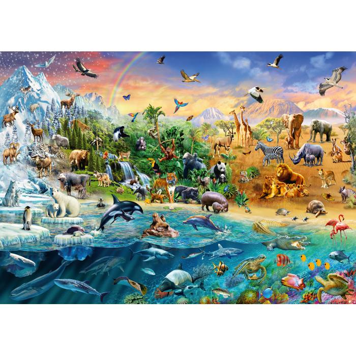 Puzzle Svijet životinja