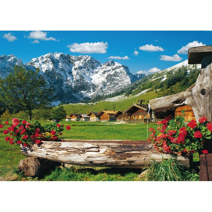 Puzzle Pogled na planinsku idilu