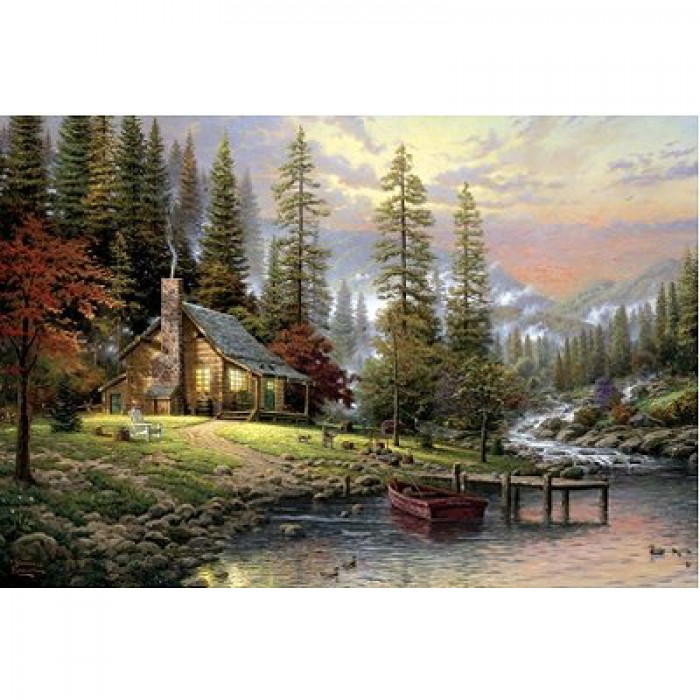 Puzzle Kuća u planinama