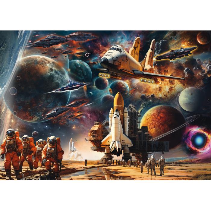 Puzzle Fascinacija svemirom, putovanje u daleke galaksije