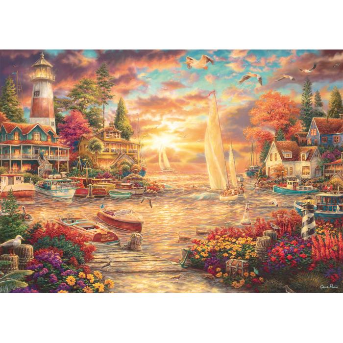 Puzzle Chuck Pinson - Jutro na jezeru