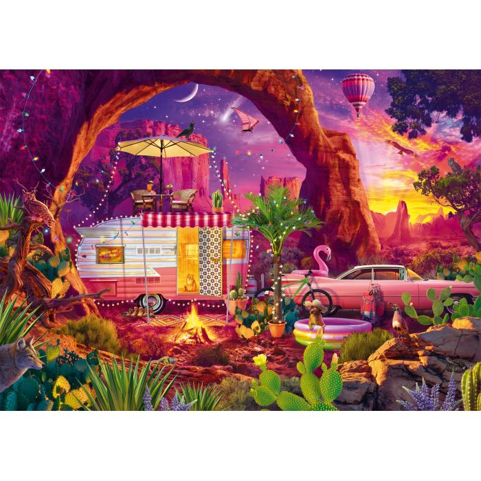 Puzzle Jeff Haynie - Kampiranje u pustinji