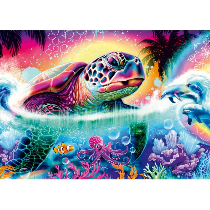 Puzzle Neonska kornjača