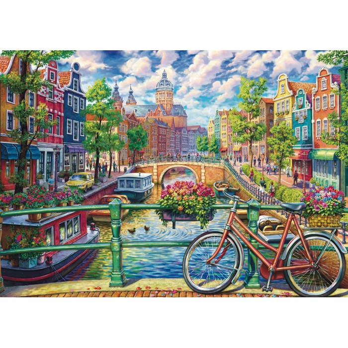 Puzzle Čarolija amsterdamskih kanala