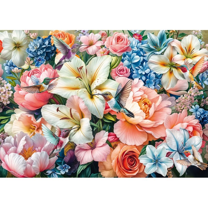 Puzzle Pastelno cvijeće