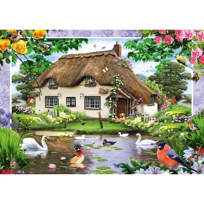 Puzzle Romantična seoska kuća