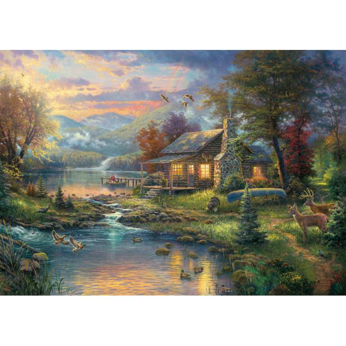 Puzzle Thomas Kinkade, U prirodnom raju