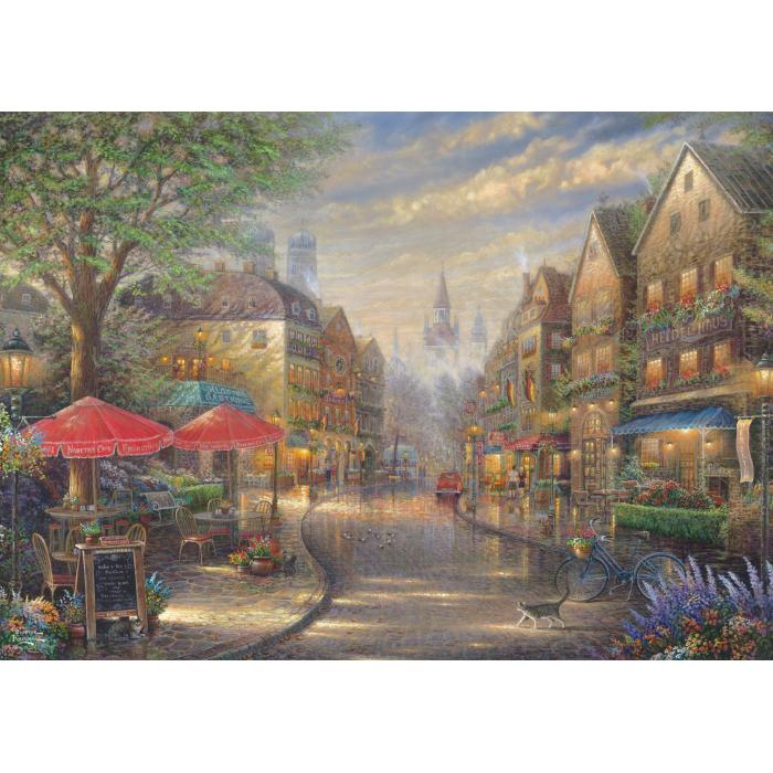 Puzzle Thomas Kinkade, Kafić u Münchenu