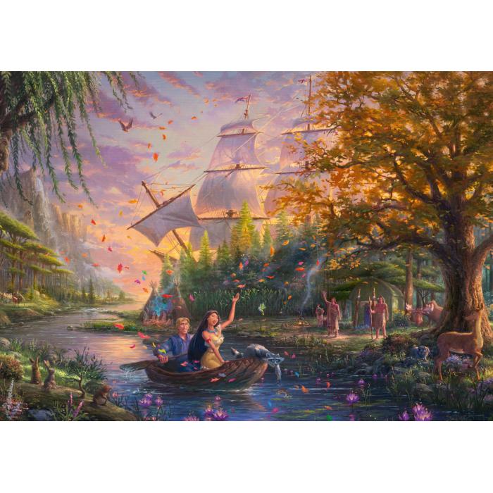 Puzzle Thomas Kinkade - Disney - Pocahontas
