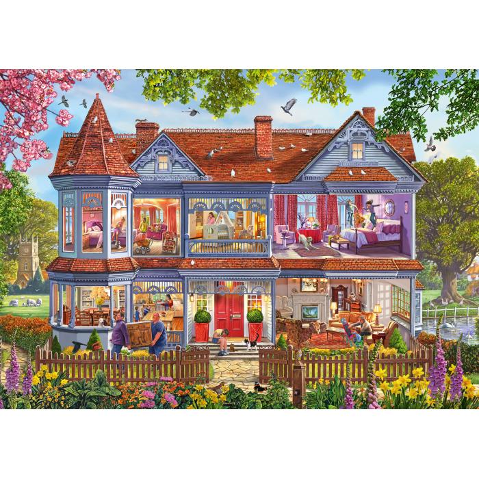 Puzzle Kuća u proljeće