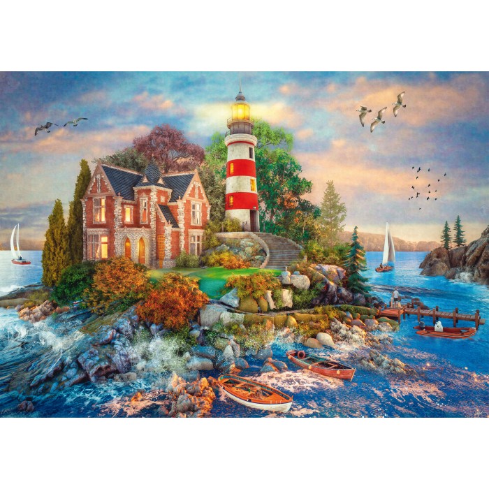 Puzzle Svjetionik na stijeni
