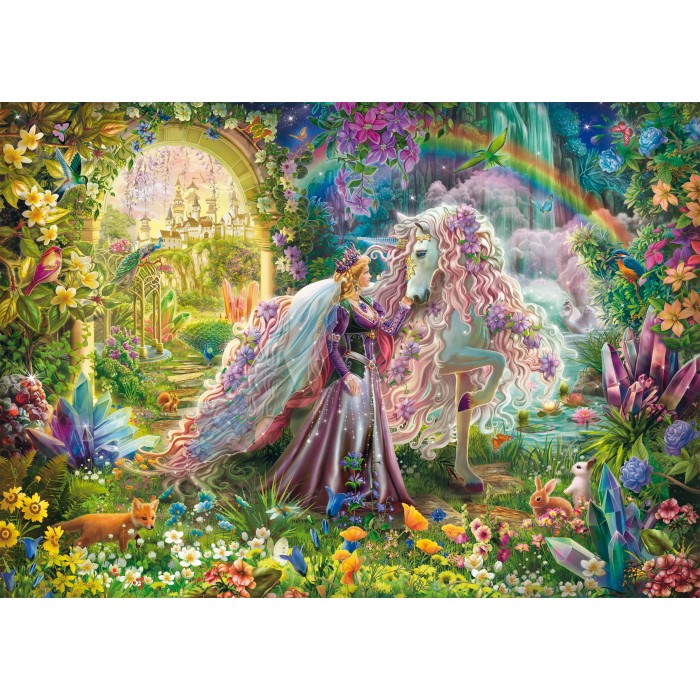 Puzzle Putovanje iz snova s jednorogom