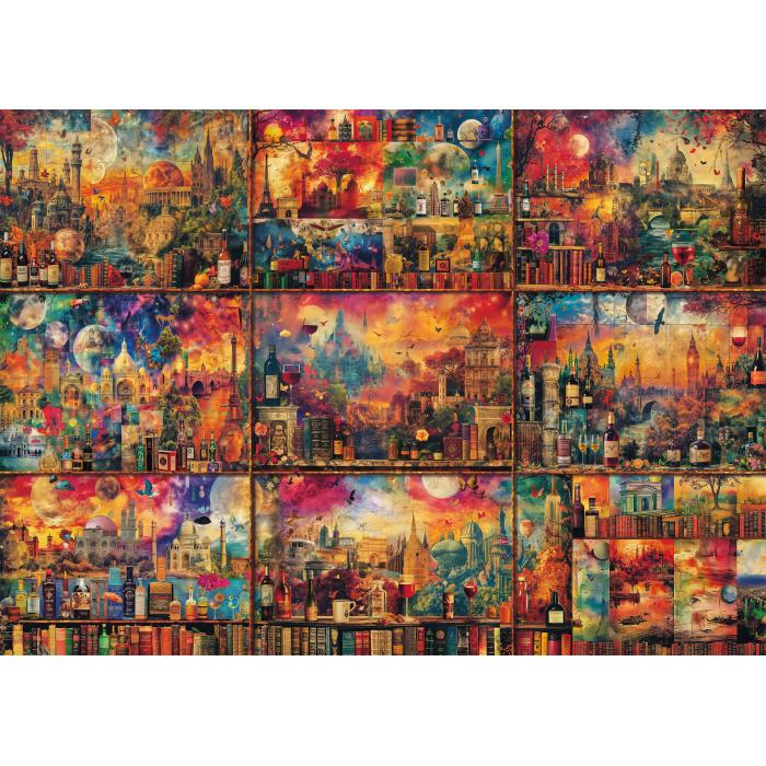 Puzzle Knjige, vina i putovanja