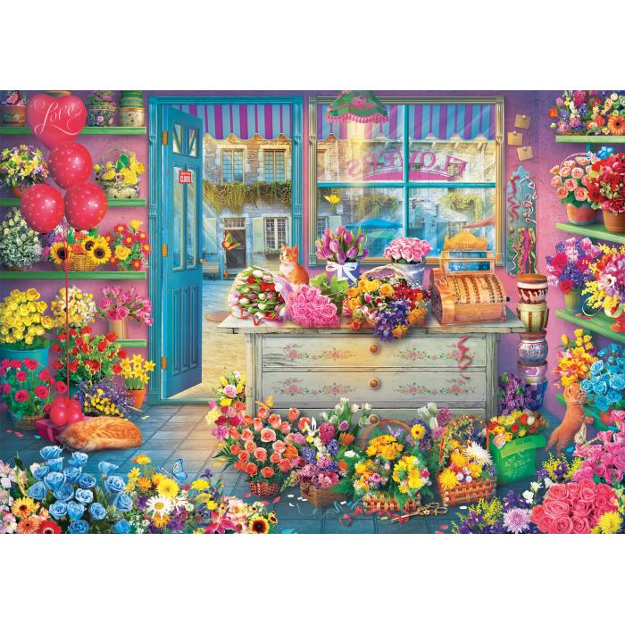 Puzzle Šarena cvjećara