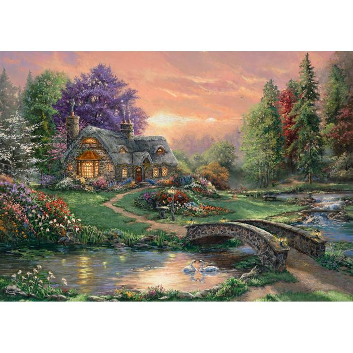 Puzzle Thomas Kinkade - Sweetheart Retreat