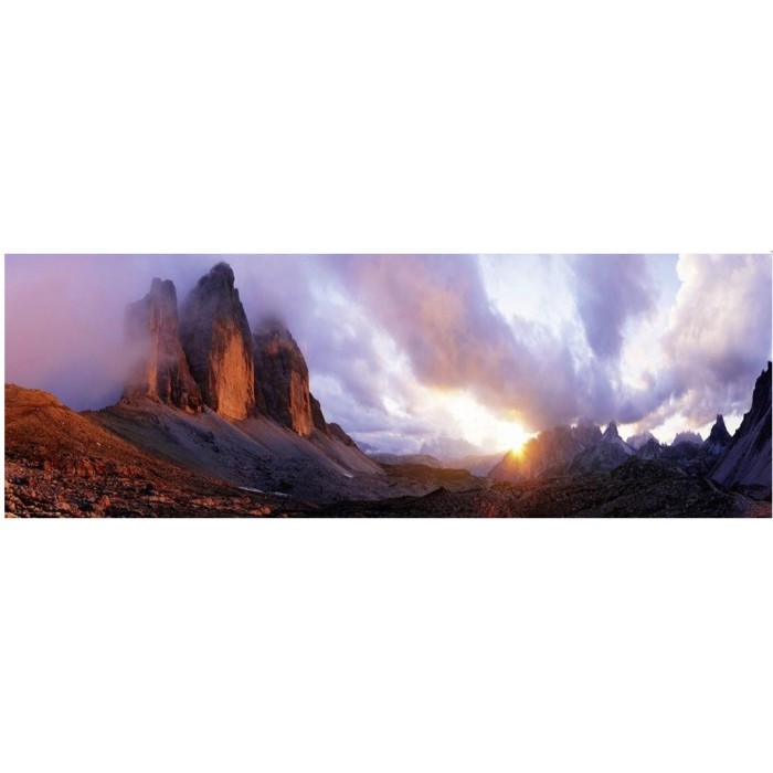 Edition Alexander Von Humboldt - Panorama puzzle - 3 Peaks