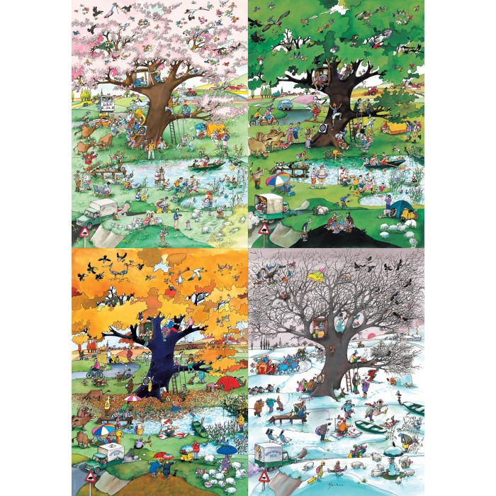 Puzzle Cartoon Classics - 4 Seasons