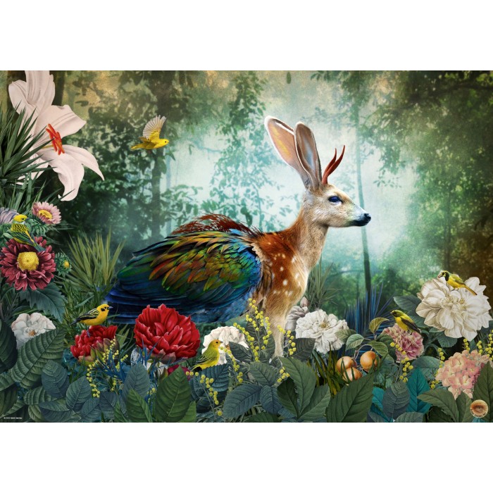 Puzzle Fauna Fantasies - Jackalope