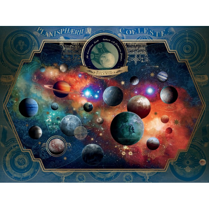 Puzzle Map Art - Space World