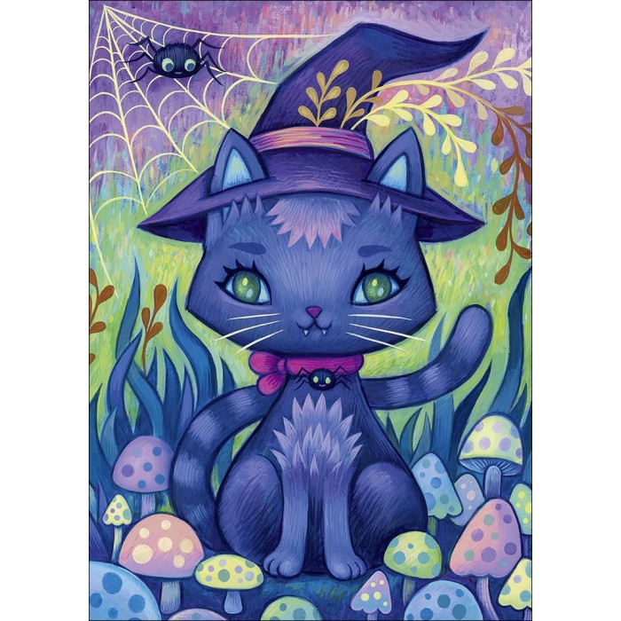 Puzzle Dreaming - Witch Cat
