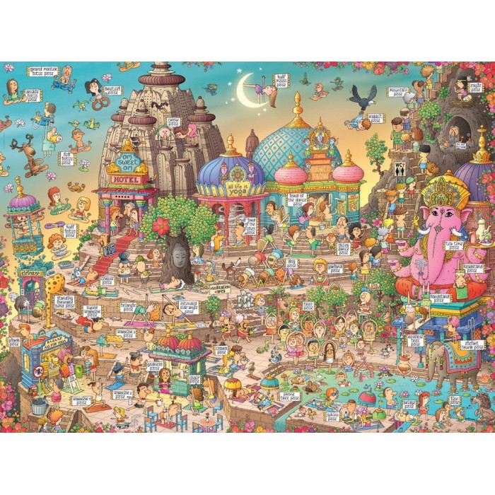 Puzzle Cartoon Triangular - Yogaland