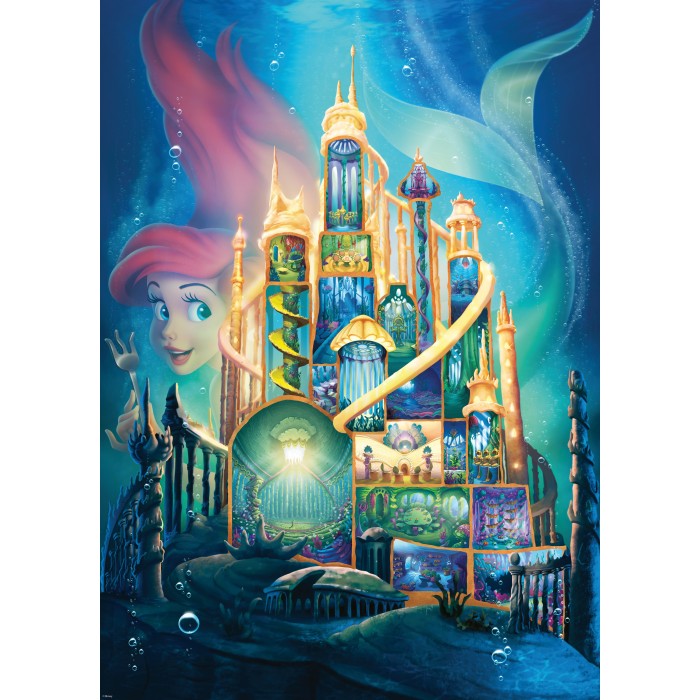 Puzzle Ariel Château Disney