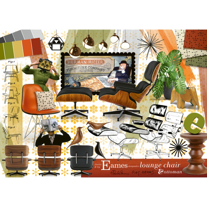 Puzzle Eames dizajnerski klasici