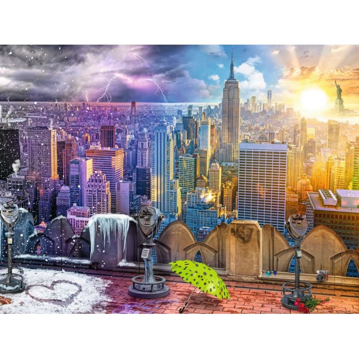 Puzzle Godišnja doba u New Yorku