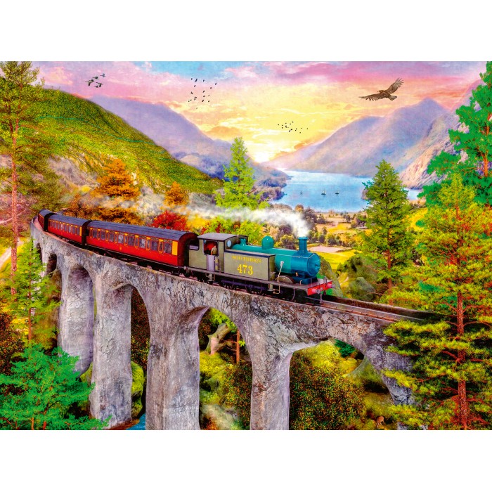 Puzzle Vožnja vozom u jesen