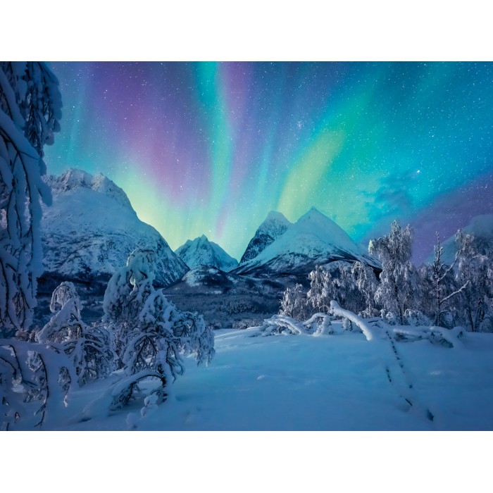 Puzzle Kad sjeverno svjetlo pleše