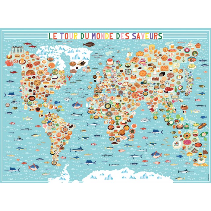 Puzzle Around the World of Flavors - Julie Mercier