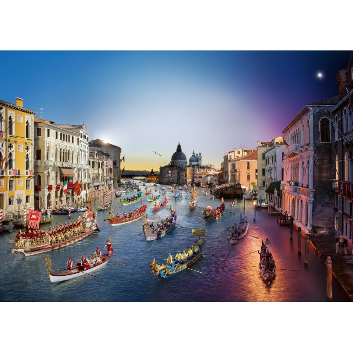 Puzzle Venice Day to Night