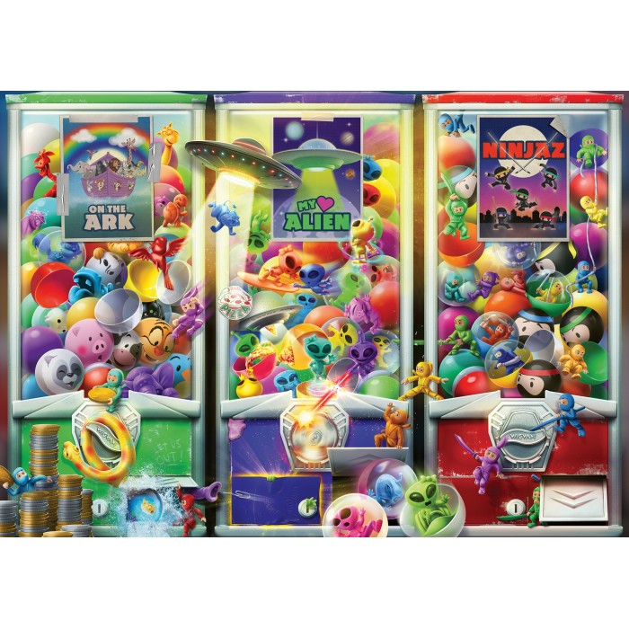 Puzzle Životinje - Vanzemaljci i nindže