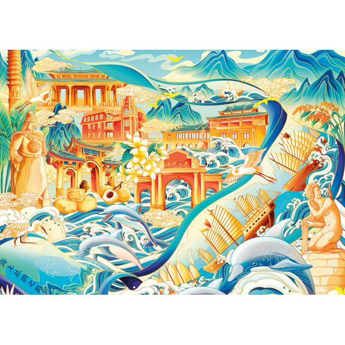 Puzzle Čuda Azije
