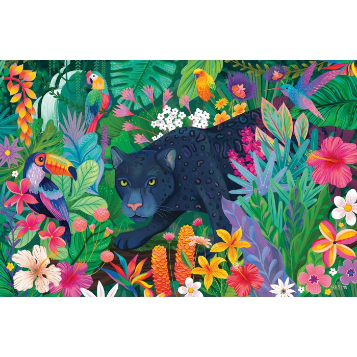 Puzzle Panter u džungli