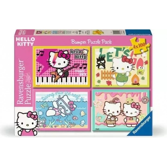 4 puzzle - Idemo, Hello Kitty!