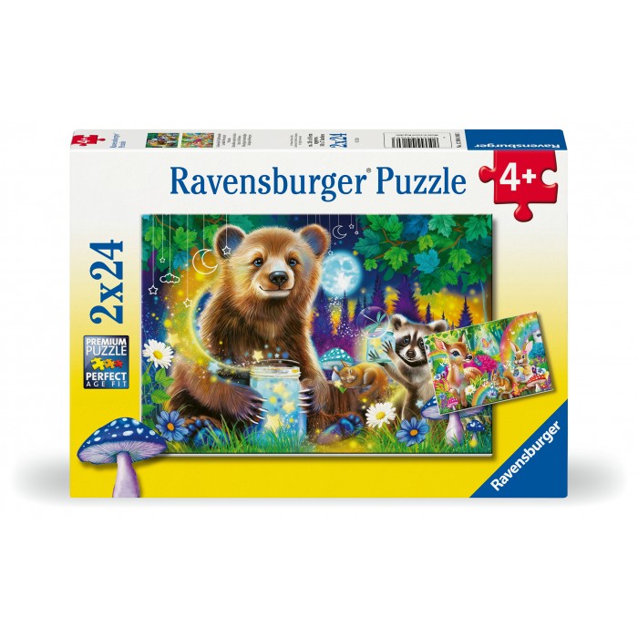 2 puzzle - Slatki prijatelji iz šume