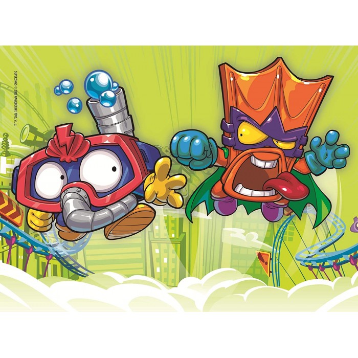 4 puzzle - Super Zings
