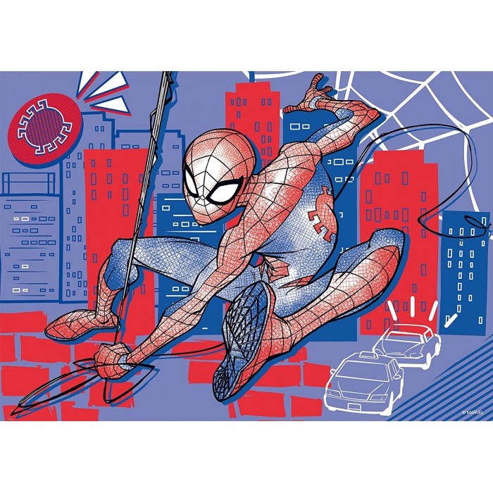 Velike podne puzzle - Spiderman