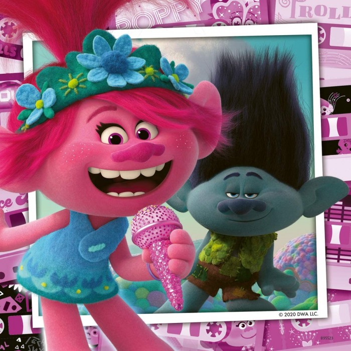 3 puzzle - DreamWorks - Trolls World Tour
