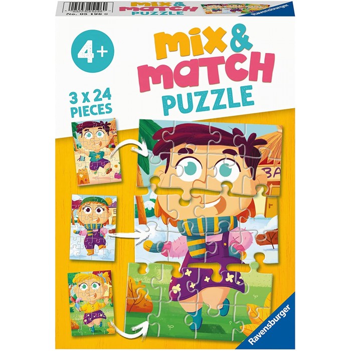 Mix and Match puzzle - Clothes