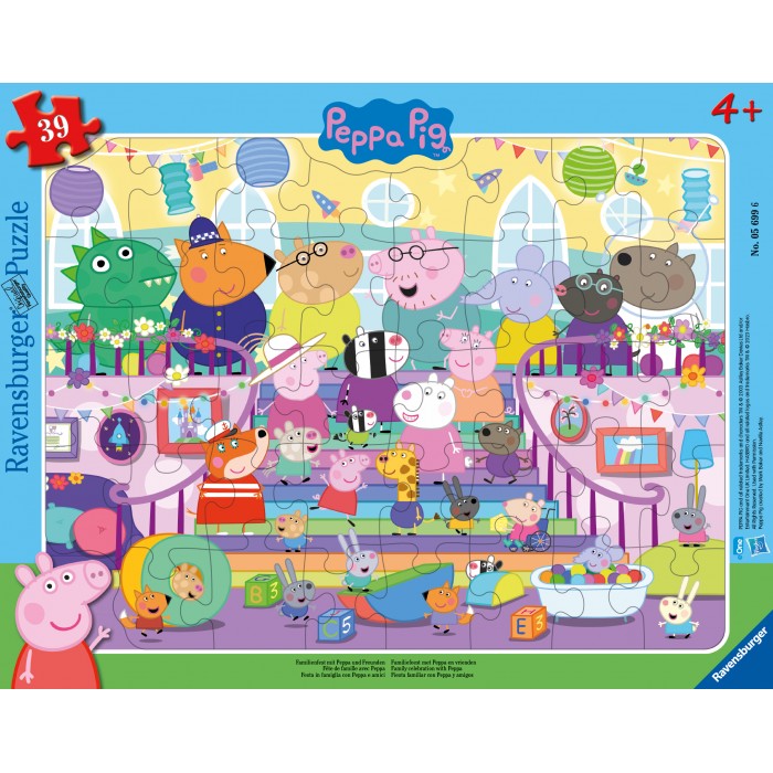 Puzzle Porodično slavlje s Peppom i prijateljima