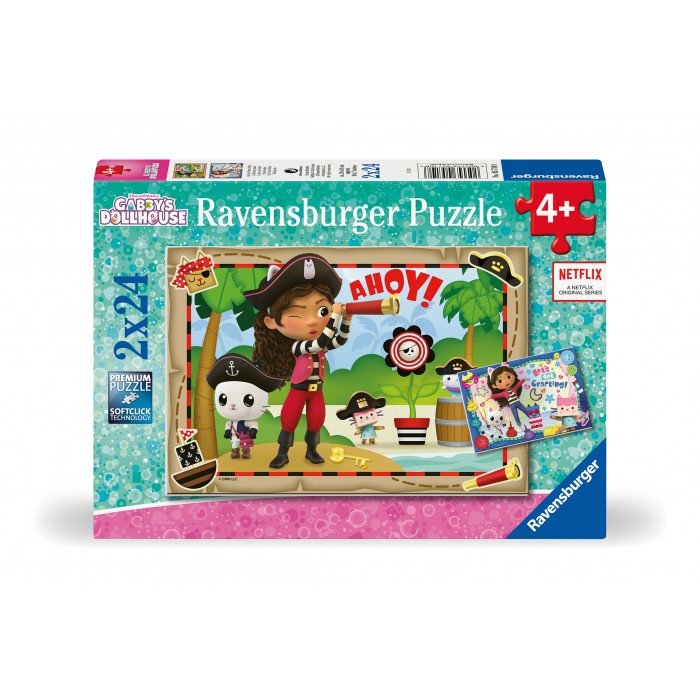 2 puzzle - Gabbyna kuća za lutke