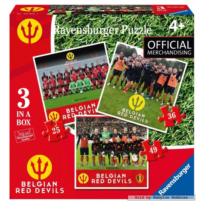 3 puzzle - Belgian Red Devils 2016