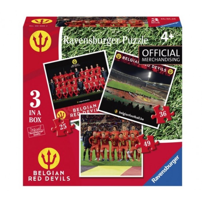 3 puzzle - Belgian Red Devils