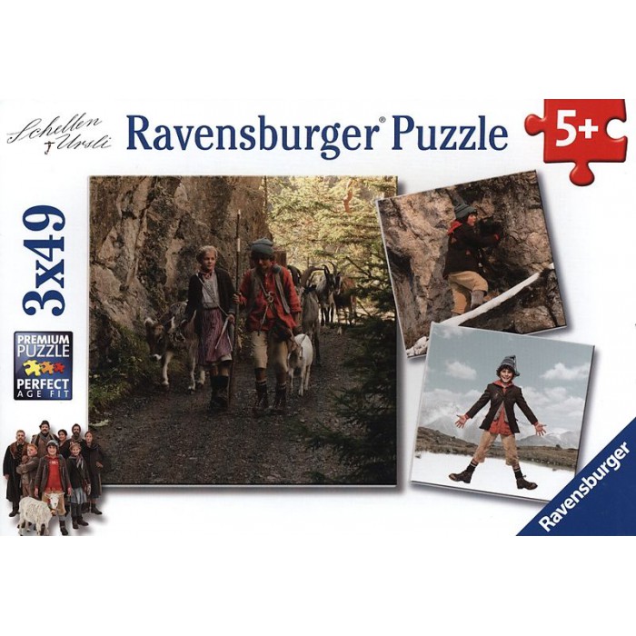 3 puzzle - Schellen Ursli