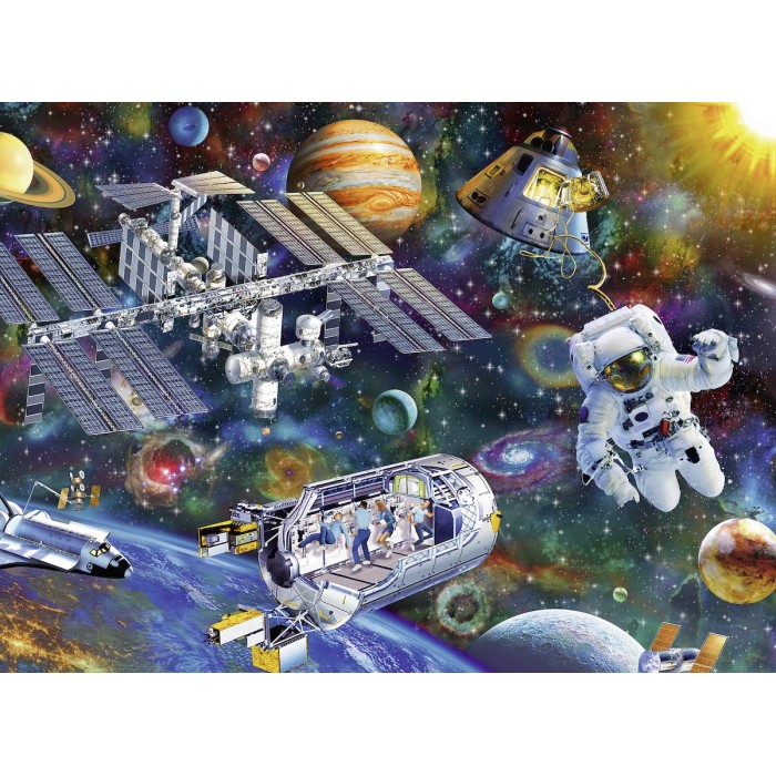 Puzzle XXL dijelovi - Međunarodna svemirska stanica