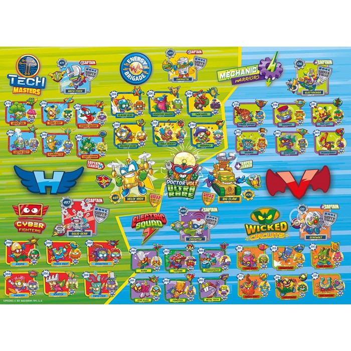 Puzzle XXL dijelovi - Super Zings B